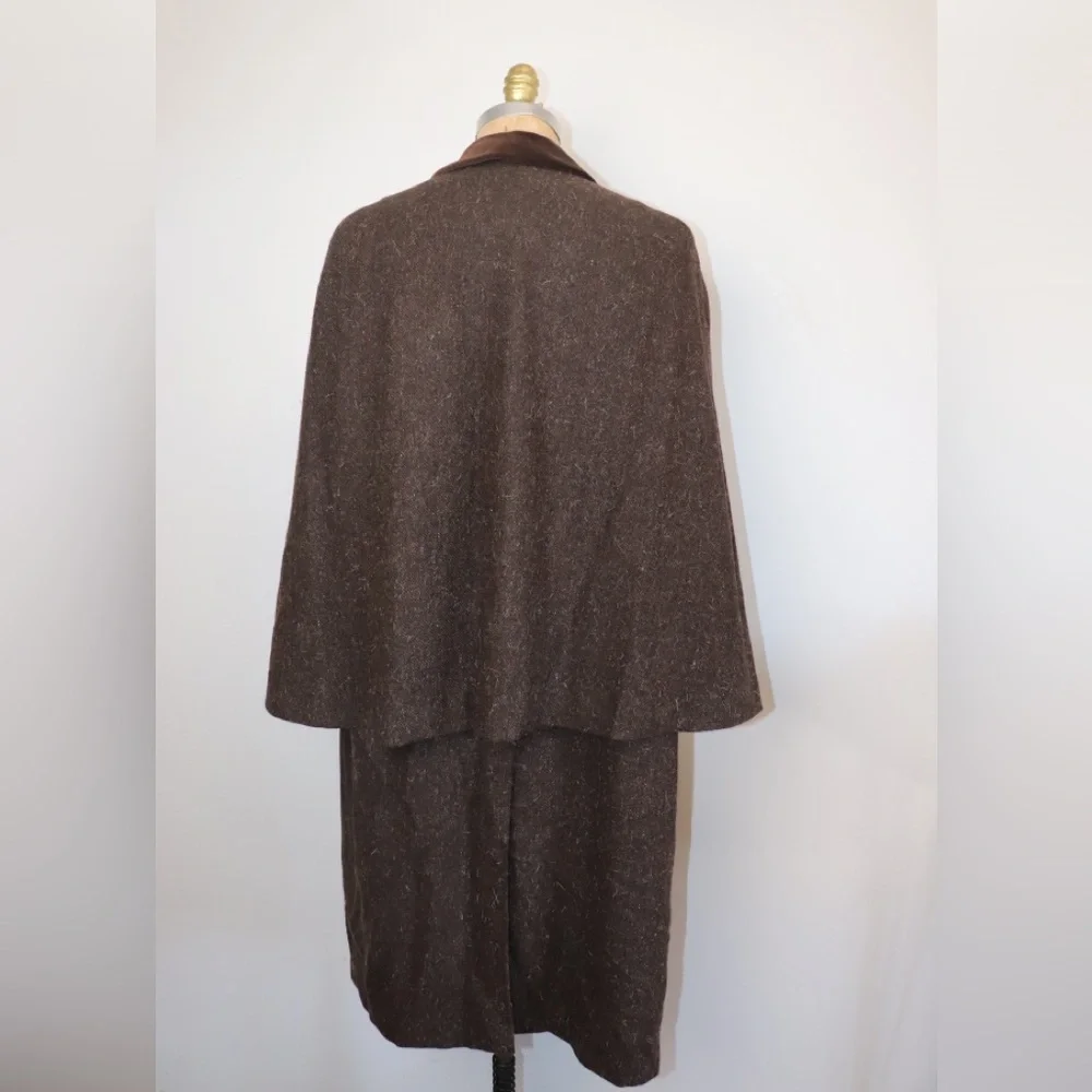 Vintage Bespoke Gentleman's Inverness Cape or Ulster Cape by Connock & Lockie - Picture 8 of 16